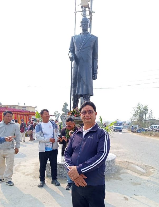 कडा सुरक्षा घेराबीच थुलुङको सालिक अनावरण